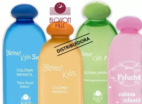 Kit 4 Colônias Infantil Blosson Kids Atacado (frete Grátis)