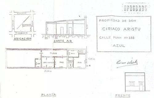 Casa En Venta - 2 Dormitorios 1 Baño - 126mts2 - Azul
