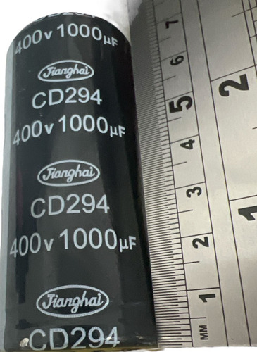 4 Capacitores Usados Jianghai Cd294 400uf 1000 Vdc (Usado)