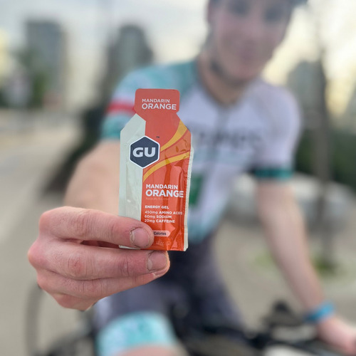 8 Sabores Disponibles | Gel Gu Energético Unitario Sabor Mandarín Orange