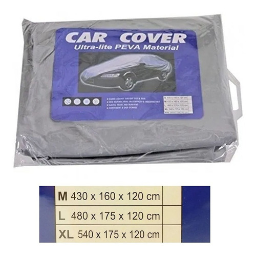 Pack 2 Cobertor Carpa Funda Auto Waterproof