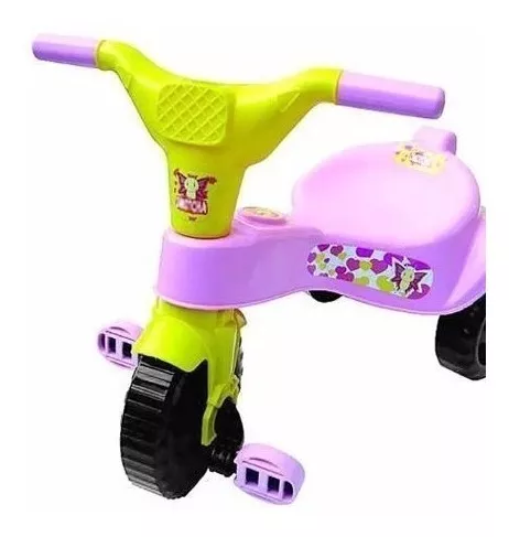 Motinha Triciclo Motoca Infantil Mini Veículo Rosa C/ Pedal