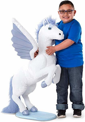 Melissa & Doug Realista Felpa Gigante Alado Pegaso Animal Re