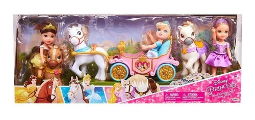 Carruaje Real Set Princesas Disney Rapunzel Cenicienta Bella