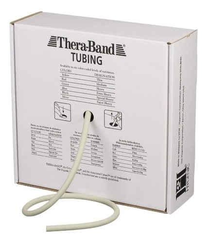  Theraband Tubing Silver  30 Mtrs