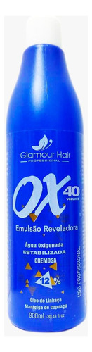 Emulsão Reveladora Ox 40 Volumes 900ml Glamour Hair