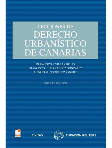Libro Lecciones De Derecho Urbanistico De Canarias - Andr...