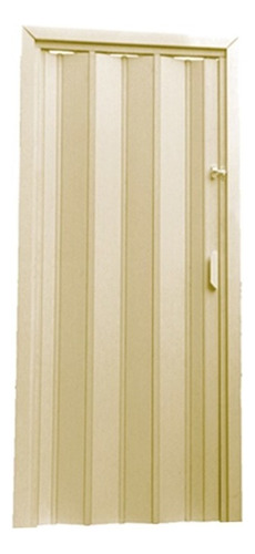 Porta Pvc Sanfonada 60cm X 210cm Multilit Bege