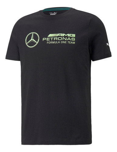 Camiseta Puma Mercedes Mapf1 Logo Masculino - Preto