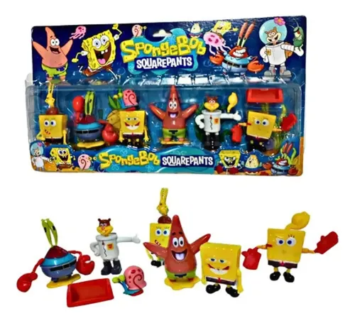 Bonecos Turma Bob Esponja Articulados Presente Colecionável