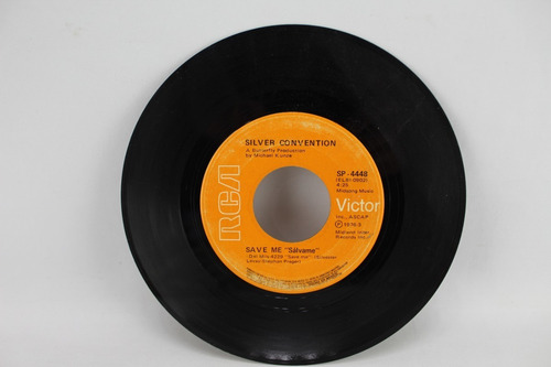 E535 Silver Convention -- I Like It / Save Me 45 Rpm Single (Usado)
