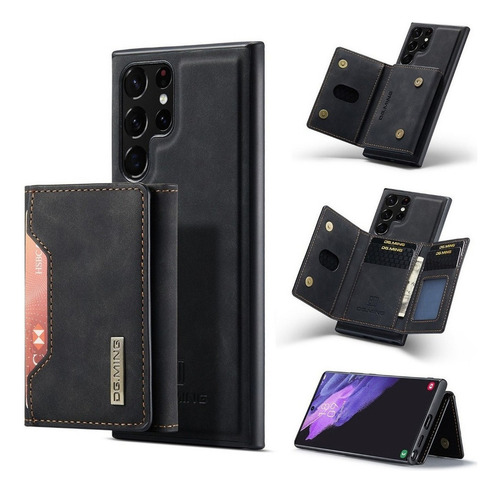 B Funda De Polipiel Tarjeta For Samsung Galaxy S20 S21 S22