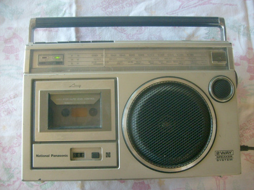 Radio Am-fm Grabadora Cassette  National Panasonic Vintage