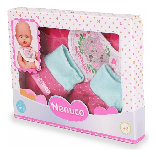 Ropa Babero Muñeca Bebe Nenuco Muda Toy Pce 16292 Bigshop