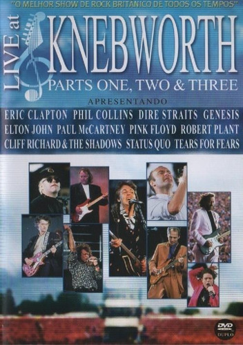 Live At Knebworth Parts One, Two & Three - Dvd Duplo