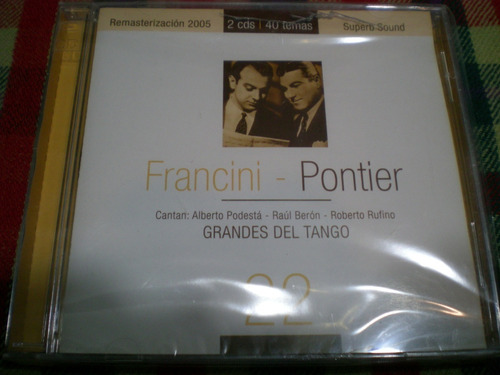 Francini - Pontier / Grandes Del Tango Cd Doble Nuevo (cp3)