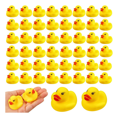 Louhua - Patito De Goma Miniatura; Juguete De Baño Para Be. Color Mini Amarillo