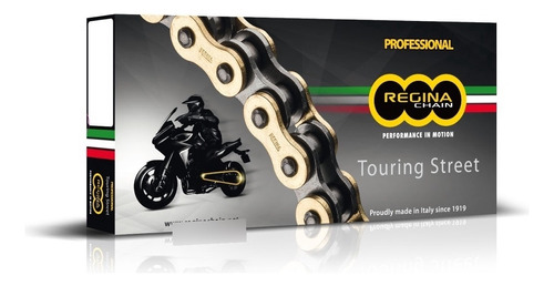 Cadena Moto Regina 525 118 P Zrt Touring Z-ring Dorada