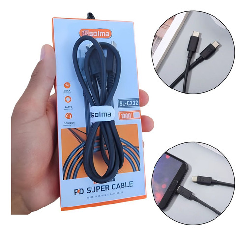 Cable Tipo C A C 68w. Solma Modelo Sl-c232