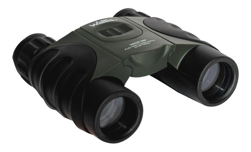 Binocular Comp. Tipo Tejado Water Proof Wallis Revestimiento Color Verde/negro