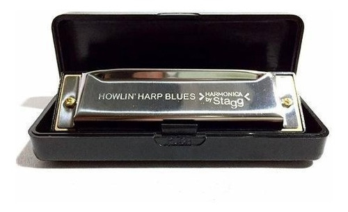 Gaita Stagg Harmonica Bjh B20c Em Dó Novo + Nf