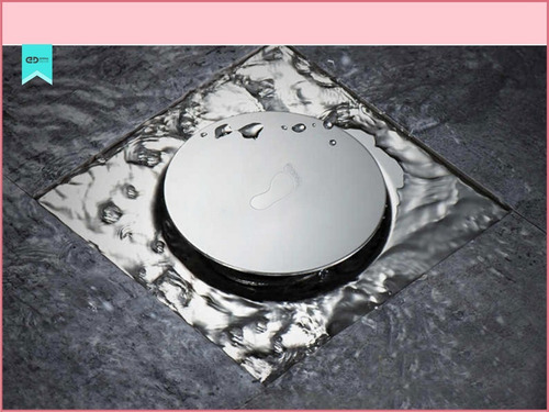 Kit 4 Ralos Click Pop Up Inteligentes 15x15 Inox Emma Decor