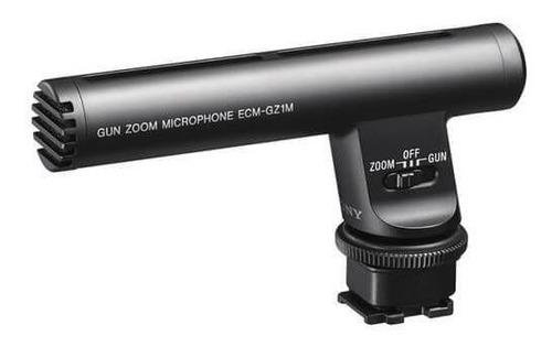 Micrófono tipo escopeta Sony ECM-GZ1m con zoom y zapata Multi-Intel