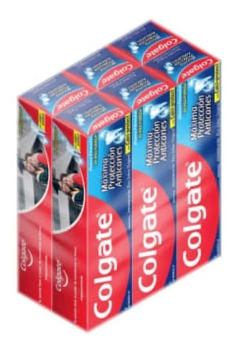 Crema Dental Protección Anticaries, Colgate 6 Pzs 160ml