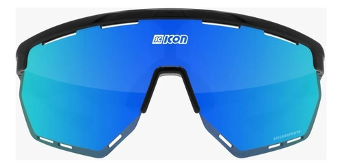 Lentes Scicon Aerowing Gafa Deportiva Ciclismo Lente Azul Armazón Negro