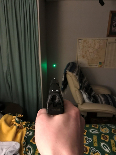 Láser Verde Con Linterna Para Pistola Universal Glock Tactic