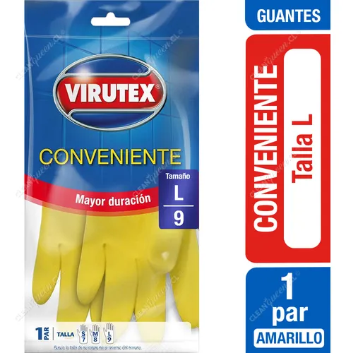 Guantes Multiuso Virutex Talla L (mayor Duracion)