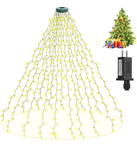400 Luces Led Para Árboles De Navidad
