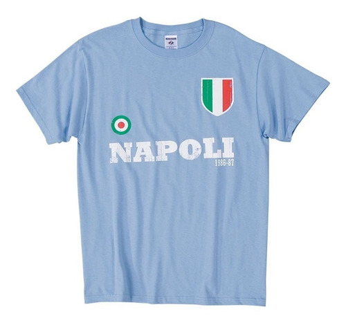 Camiseta De Algodón Del Napoli 1986-87