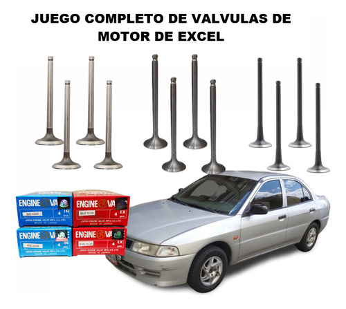 Juego Valvulas Motor Mitsubishi Signo 1.3 12v 4g13 94 09