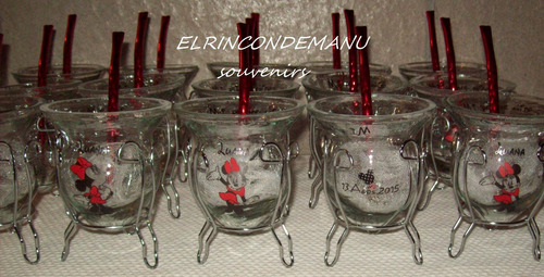 Mates De Vidrio Souvenirs Horneado-no Vinilo