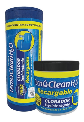 Imagen 1 de 1 de Kit Tecnoclean H2o Uso Doméstico Desinfectante Para Tinacos