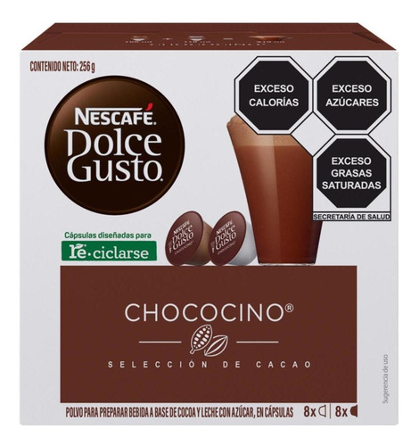 Capsulas Nescafé Dolce Gusto Chococino 16 Piezas