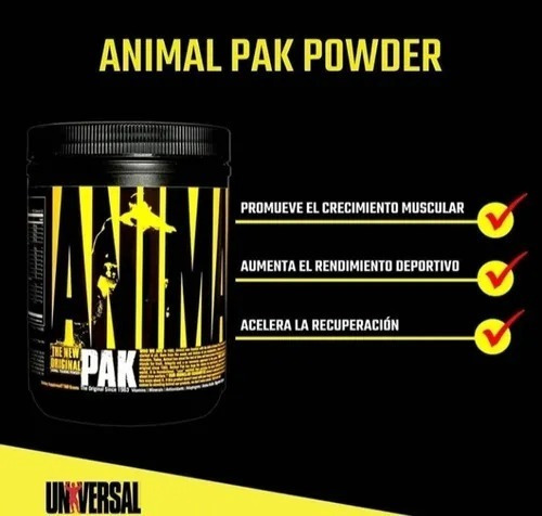 Multivitaminico Animal Pak El Mejor Por 20 Años Sabor Naranja