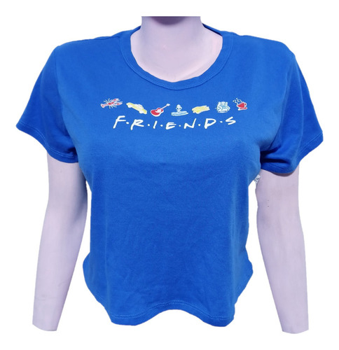 Polo Camiseta Top Friends Mujer Talla Xl Friends