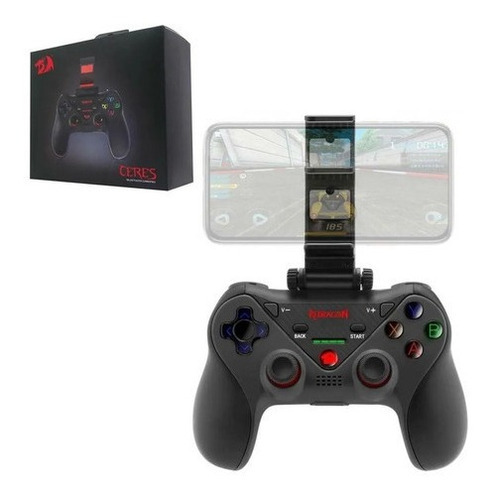 Controle Redragon Ceres G812 Ios Android E Conexão USP Cor Preto