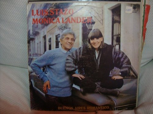 Vinilo Luis Stazo Monica Lander Buenos Aires Romantico T1