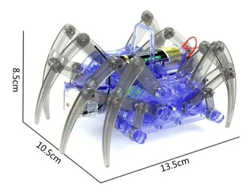Imagen 3 de 9 de Kit Juguete Araña Robot Educativo Robotica Ensamble Tomassto