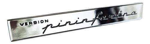 Insignia Placa Pininfarina Torino 380-300 Nueva Excelente!!