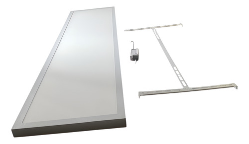 19x Painel Retangular 30x120 Sobrepor 48w Alumínio 1*linha