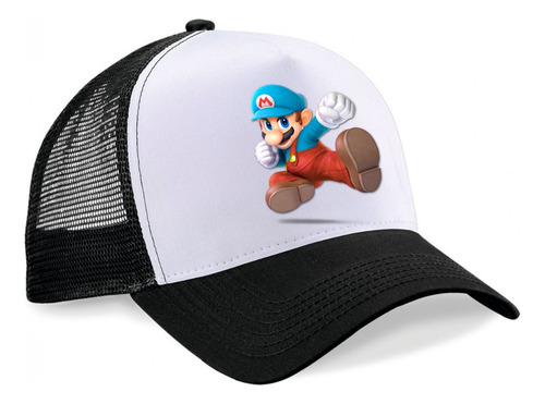 Gorra/jockey Nintendo Mario Patada Blue