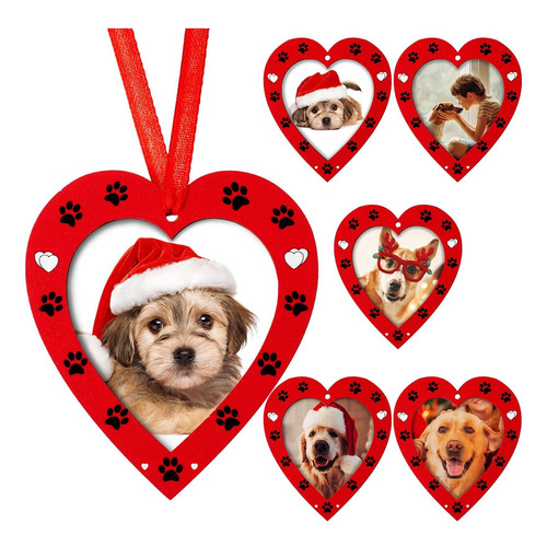 6 Piezas Dog Heart Frame Marco Marco De Fotra De Navia