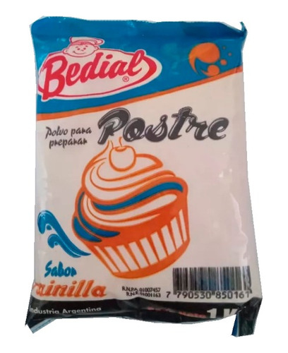 Polvo Para Preparar Postres Paqx1kg Sabor Vainilla,chocolate