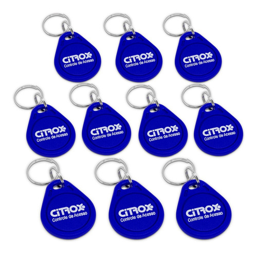 50 Chaveiro Tag Proximidade Rfid 125 Khz Citrox Ppa Cx-7402