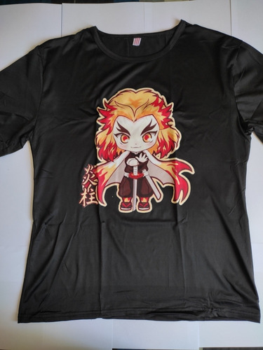 Polera De Kimetsu No Yaiba, Rengoku  (unisex) Talla M