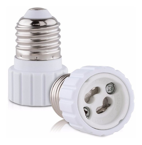 6x1 Socate Adaptador Convertidor Dicroico Gu10 A E27 Norm